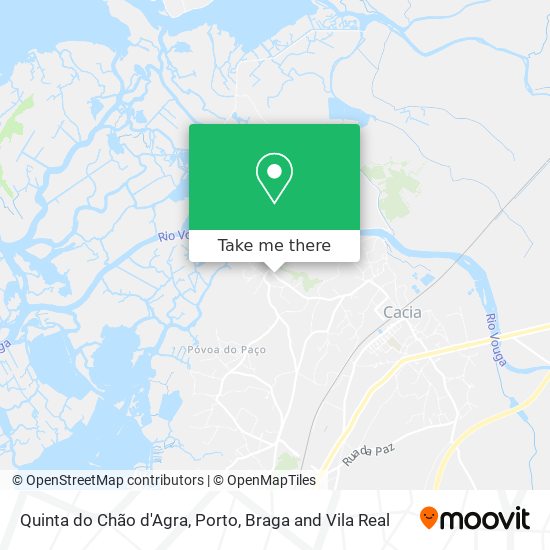 Quinta do Chão d'Agra mapa