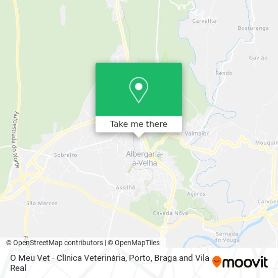 O Meu Vet - Clínica Veterinária map
