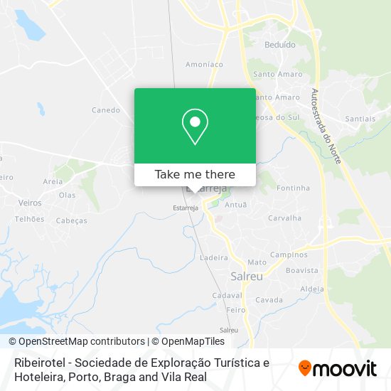 Ribeirotel - Sociedade de Exploração Turística e Hoteleira mapa