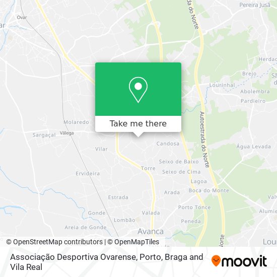 Associação Desportiva Ovarense mapa