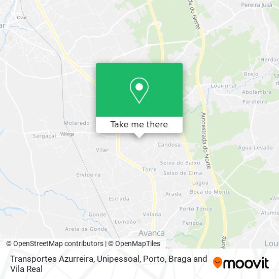 Transportes Azurreira, Unipessoal map