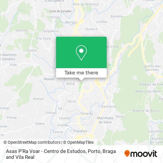 Asas P'Ra Voar - Centro de Estudos map