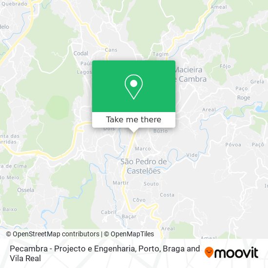 Pecambra - Projecto e Engenharia map