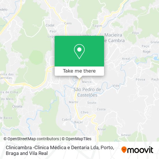 Clinicambra -Clinica Médica e Dentaria Lda map