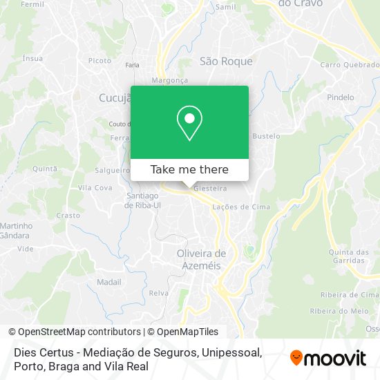 Dies Certus - Mediação de Seguros, Unipessoal map