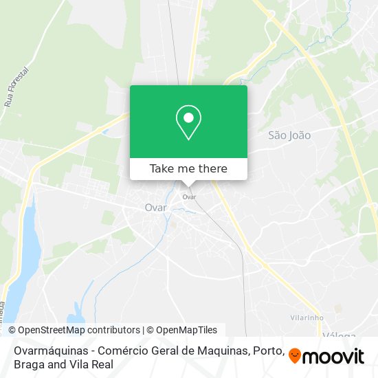 Ovarmáquinas - Comércio Geral de Maquinas map