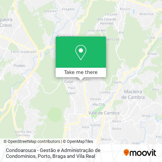 Condoarouca - Gestão e Administração de Condomínios mapa