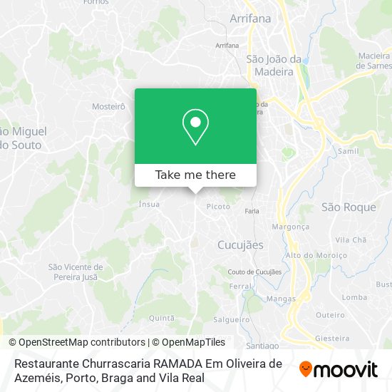 Restaurante Churrascaria RAMADA Em Oliveira de Azeméis map