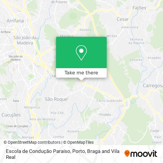 Escola de Condução Paraíso map
