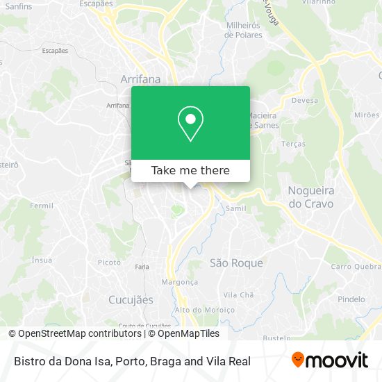 Bistro da Dona Isa mapa