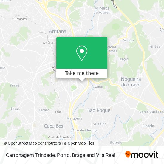 Cartonagem Trindade map