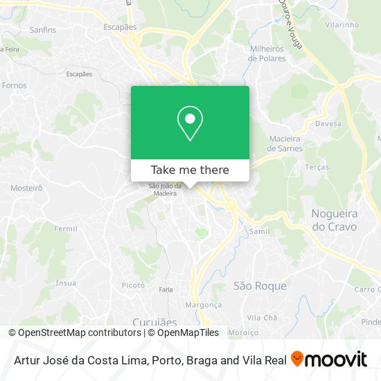 Artur José da Costa Lima map