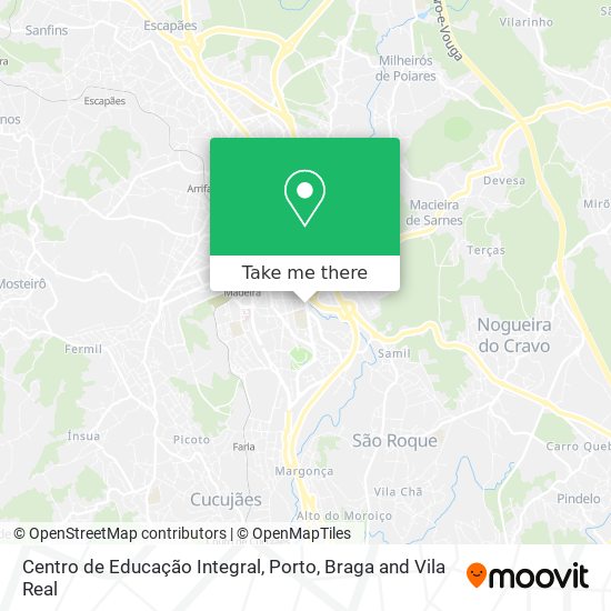 Centro de Educação Integral mapa