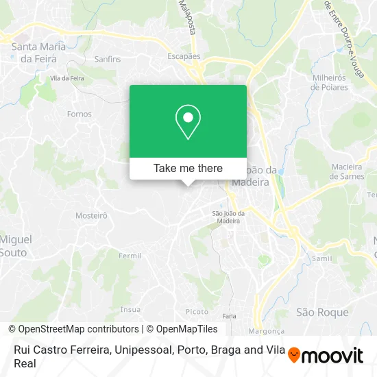 Rui Castro Ferreira, Unipessoal map