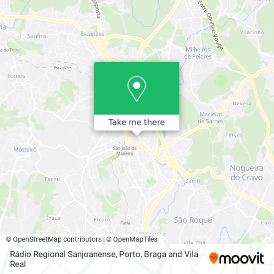 Rádio Regional Sanjoanense map