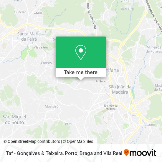 Taf - Gonçalves & Teixeira mapa