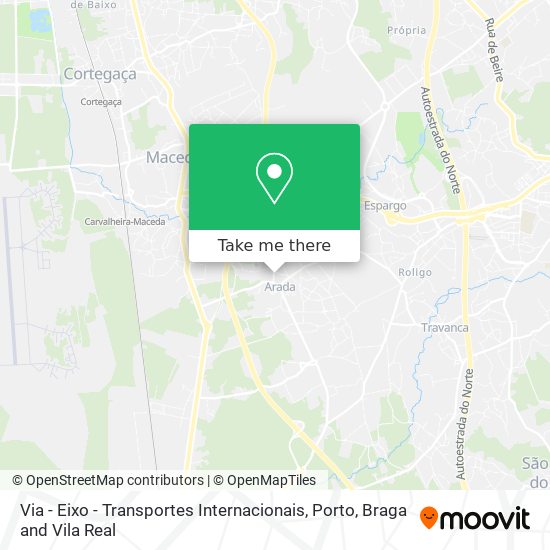 Via - Eixo - Transportes Internacionais map