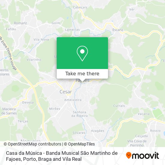 Casa da Música - Banda Musical São Martinho de Fajoes map