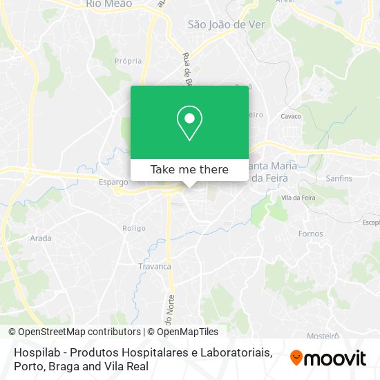 Hospilab - Produtos Hospitalares e Laboratoriais mapa