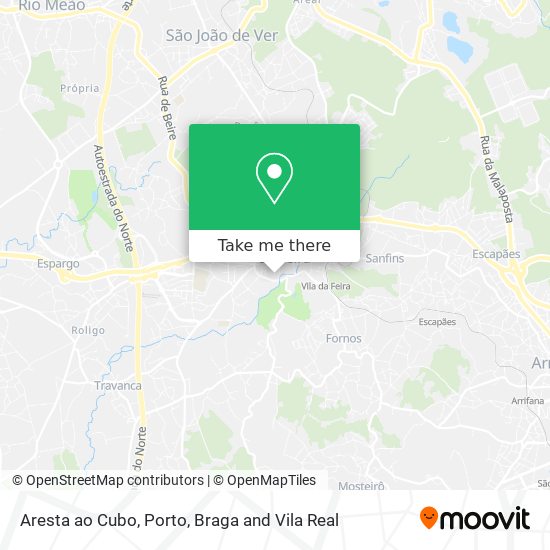 Aresta ao Cubo mapa