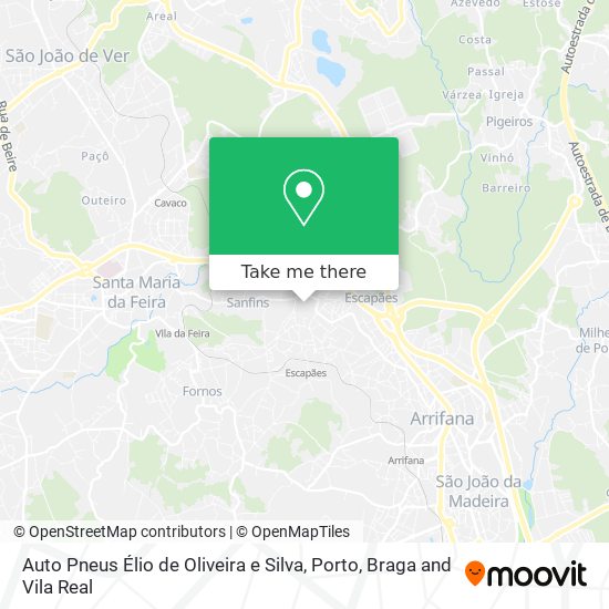 Auto Pneus Élio de Oliveira e Silva map
