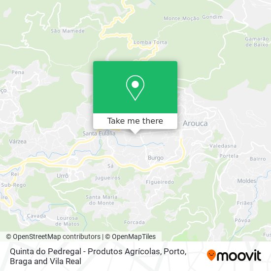 Quinta do Pedregal - Produtos Agrícolas map