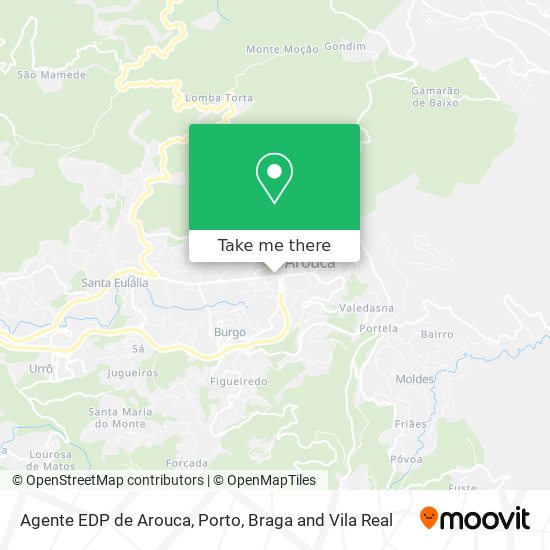 Agente EDP de Arouca map