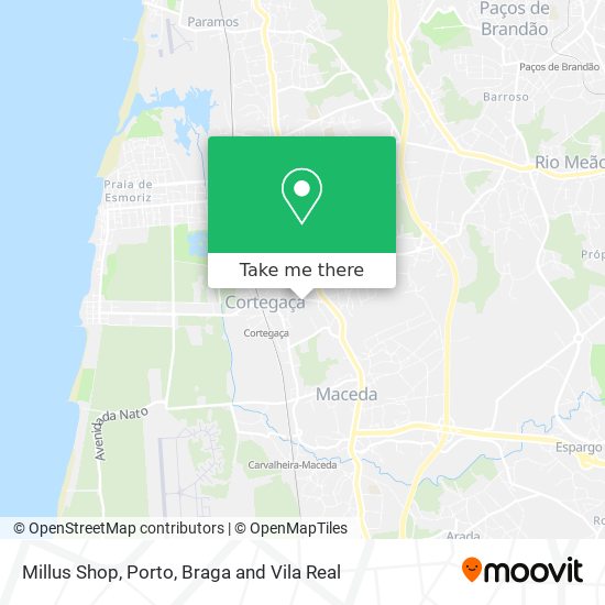 Millus Shop mapa