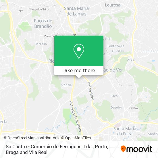 Sá Castro - Comércio de Ferragens, Lda. mapa
