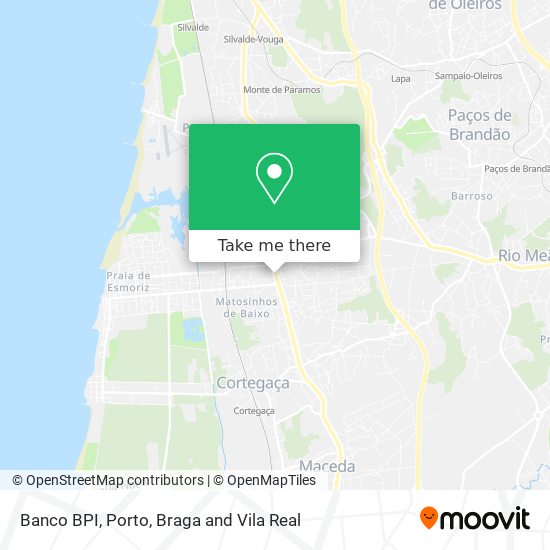 Banco BPI map