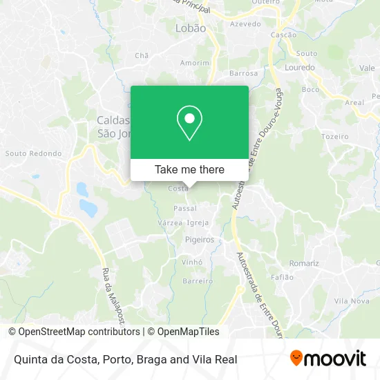 Quinta da Costa map