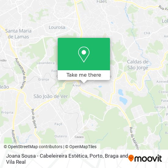 Joana Sousa - Cabeleireira Estética map