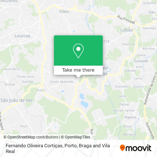 Fernando Oliveira Cortiças mapa