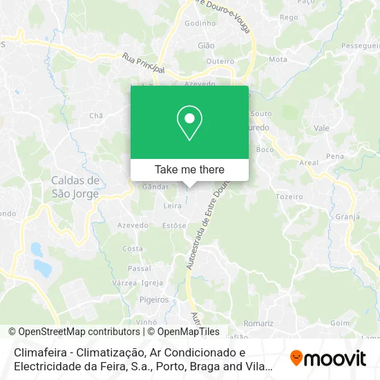 Climafeira - Climatização, Ar Condicionado e Electricidade da Feira, S.a. map