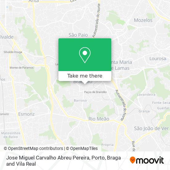 Jose Miguel Carvalho Abreu Pereira mapa