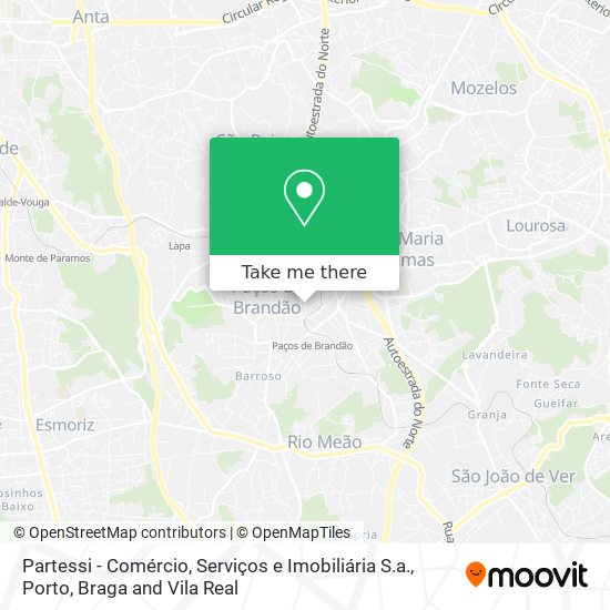 Partessi - Comércio, Serviços e Imobiliária S.a. map