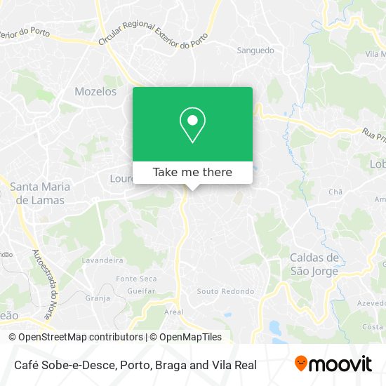 Café Sobe-e-Desce mapa