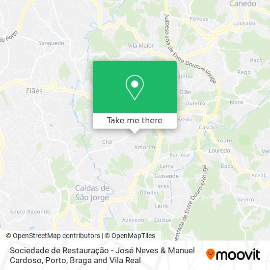 Sociedade de Restauração - José Neves & Manuel Cardoso mapa