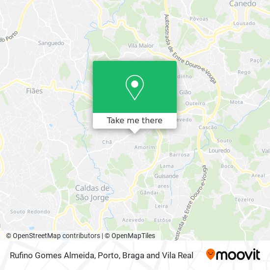 Rufino Gomes Almeida mapa