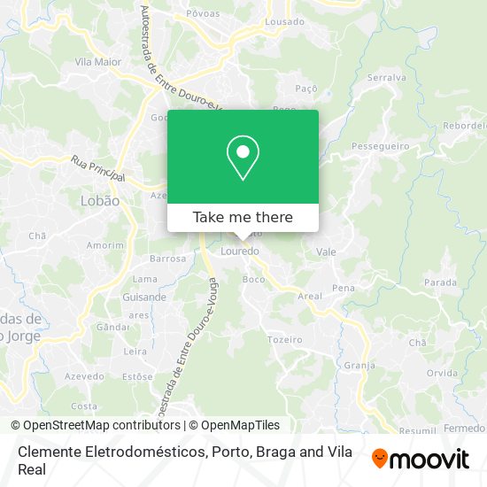 Clemente Eletrodomésticos map