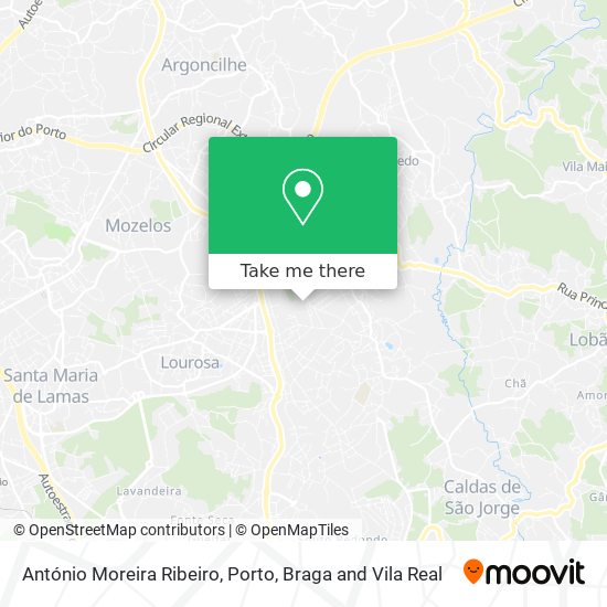 António Moreira Ribeiro map