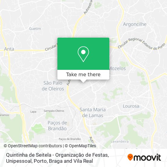 Quintinha de Seitela - Organização de Festas, Unipessoal map