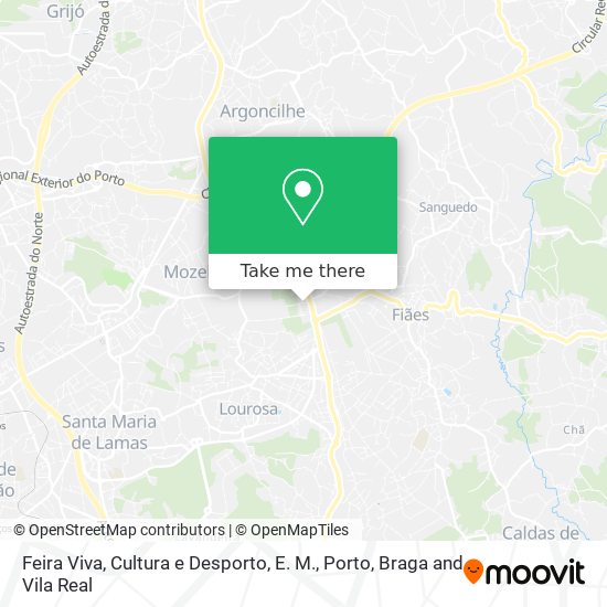 Feira Viva, Cultura e Desporto, E. M. mapa