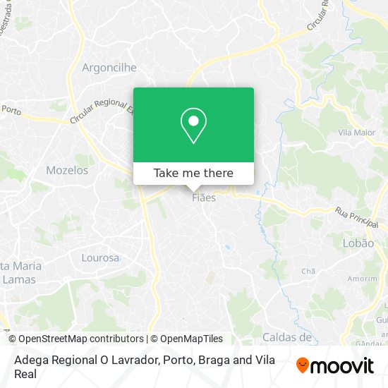 Adega Regional O Lavrador map