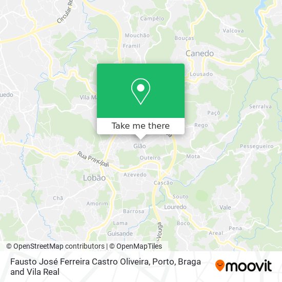 Fausto José Ferreira Castro Oliveira map