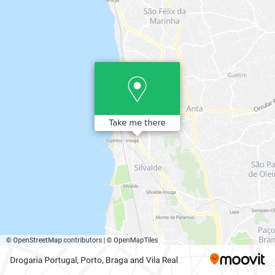 Drogaria Portugal map
