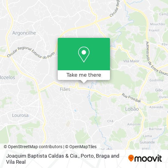 Joaquim Baptista Caldas & Cia. map