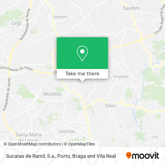 Sucatas de Ramil, S.a. mapa