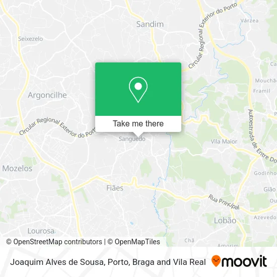Joaquim Alves de Sousa map