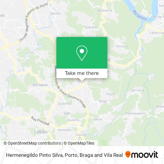 Hermenegildo Pinto Silva map